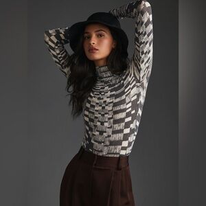 Anthropologie Open Back Sweater